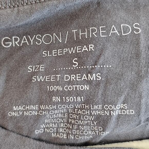Grayson Thread Sleepwear Top Sweet Dreams Boxy Tee, Top Only Small - Picture 3 of 6